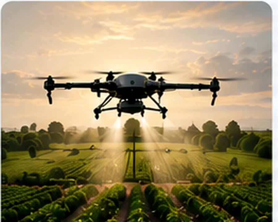 Operaciones con drones en agricultura