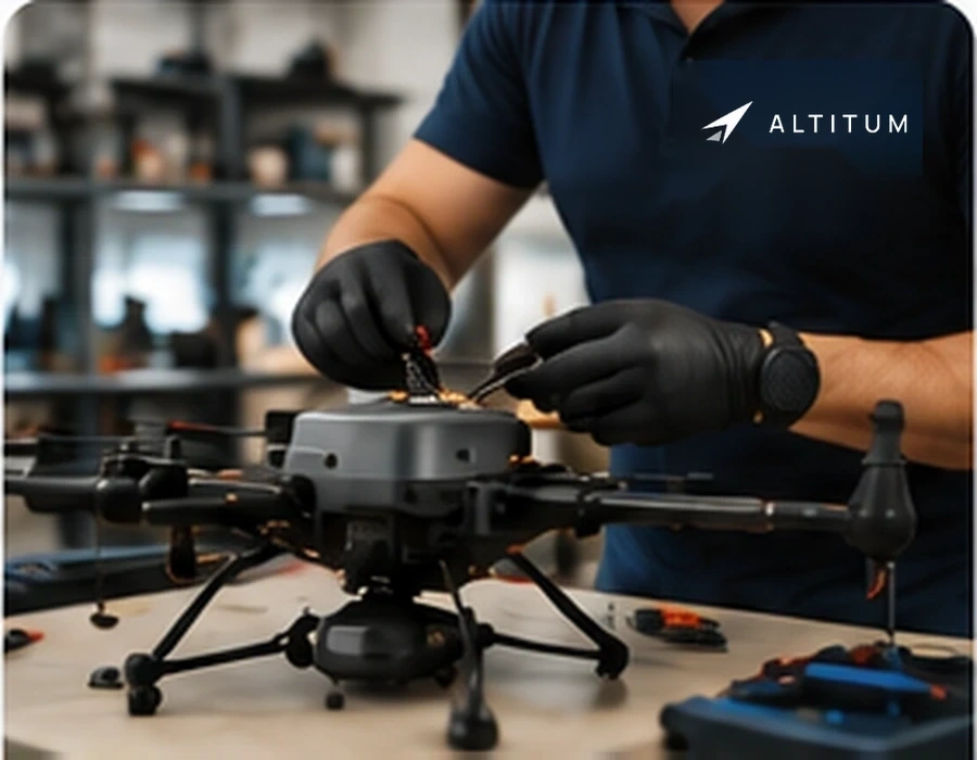Taller técnico para diagnóstico y mantenimiento de drones