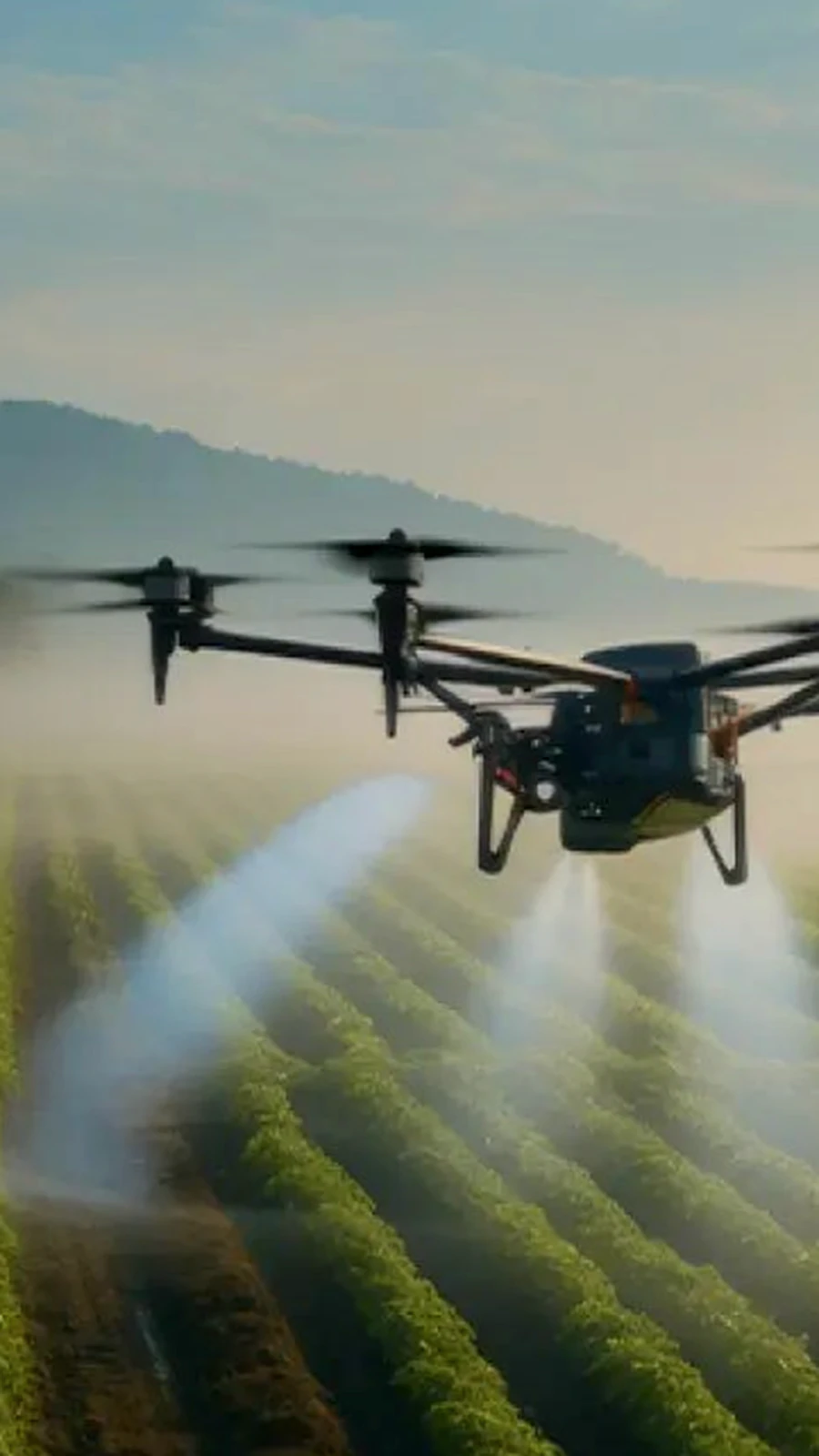 Cultivo agrícola monitoreado con tecnología UAS